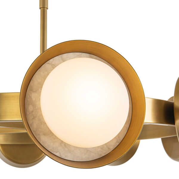 Alora Lighting Alonso Series CH320837VB LED Chandelier - Image 2