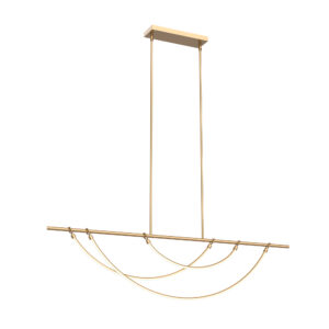 Alora Lighting Aryas Series LP317460VB LED Linear Pendant/Chandelier