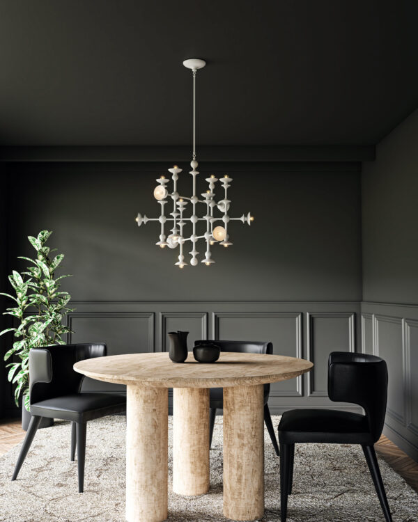 Alora Lighting Cadence Series CH328129AW Chandelier - Image 3