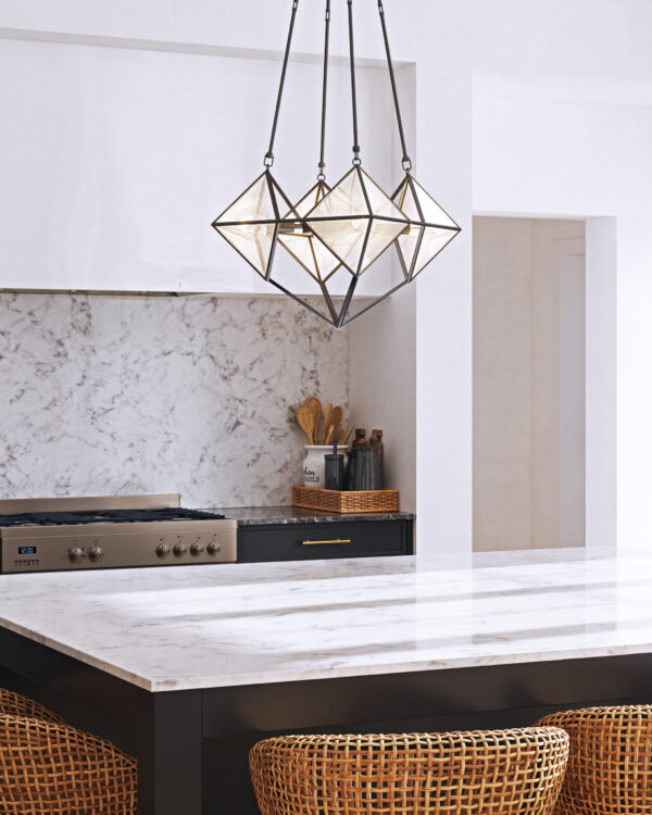 Alora Lighting Cairo Series CH332421UBCR Chandelier - Image 4