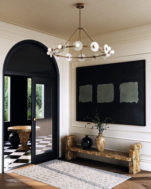 Alora Lighting Dahlia Series CH346046VBAR LED Chandelier - Image 4