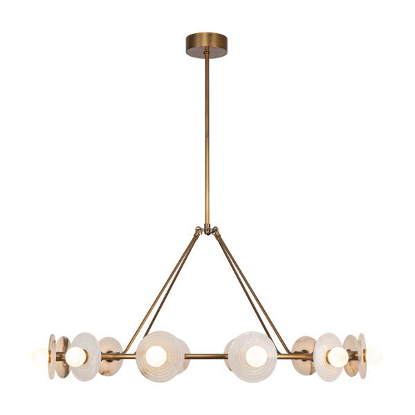 Alora Lighting Dahlia Series CH346046VBAR LED Chandelier - Image 2