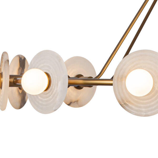 Alora Lighting Dahlia Series CH346046VBAR LED Chandelier - Image 3