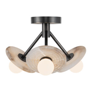 Alora Lighting Dahlia Series SF346313UBAR LED Semi-Flush