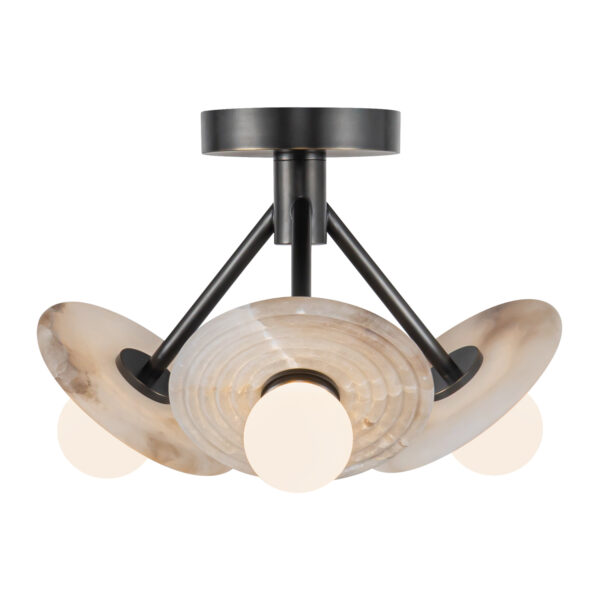 Alora Lighting Dahlia Series SF346313UBAR LED Semi-Flush