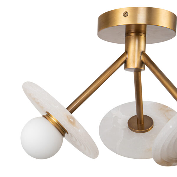 Alora Lighting Dahlia Series SF346313VBAR LED Semi-Flush - Image 2