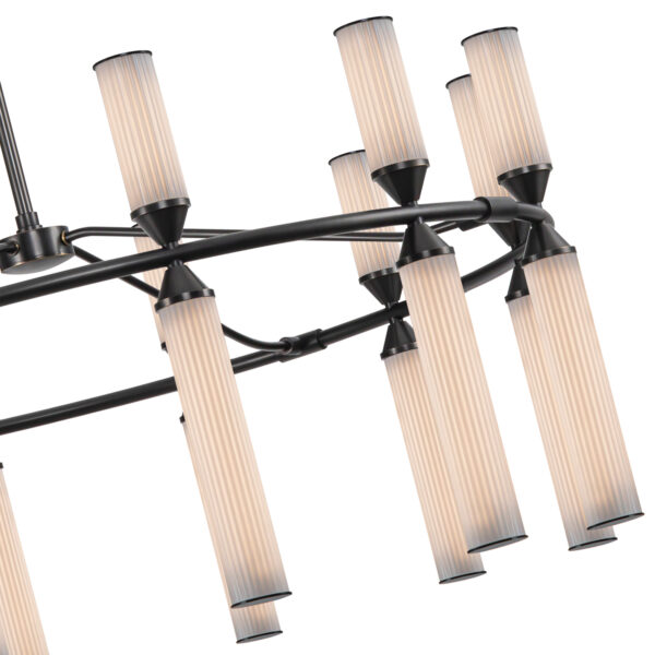 Alora Lighting Edwin Series CH348038UBFR LED Chandelier - Image 3