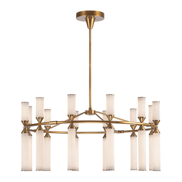 Alora Lighting Edwin Series CH348038VBFR LED Chandelier