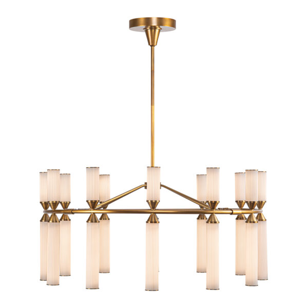 Alora Lighting Edwin Series CH348038VBFR LED Chandelier - Image 2