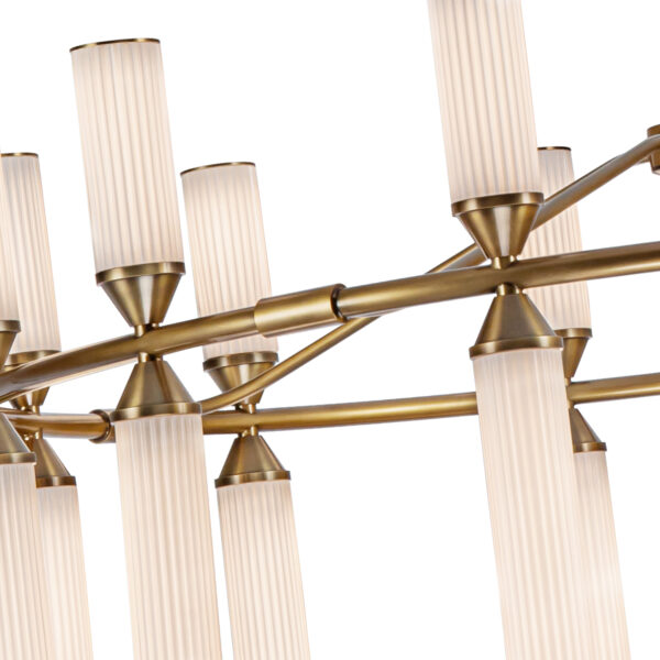 Alora Lighting Edwin Series CH348038VBFR LED Chandelier - Image 3