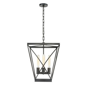 Alora Lighting Lattice Series PD309616UB Solid Brass Lantern
