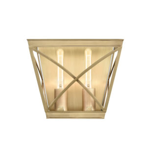 Alora Lighting Lattice Series WV309602VB Solid Brass Wall Sconce