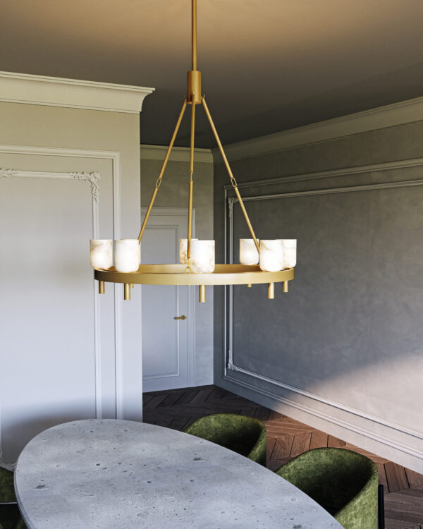 Alora Lighting Lucian Series CH338836VBAR Chandelier - Image 2