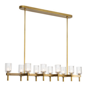 Alora Lighting Lucian Series LP338052VBCC Linear Pendant/Chandelier
