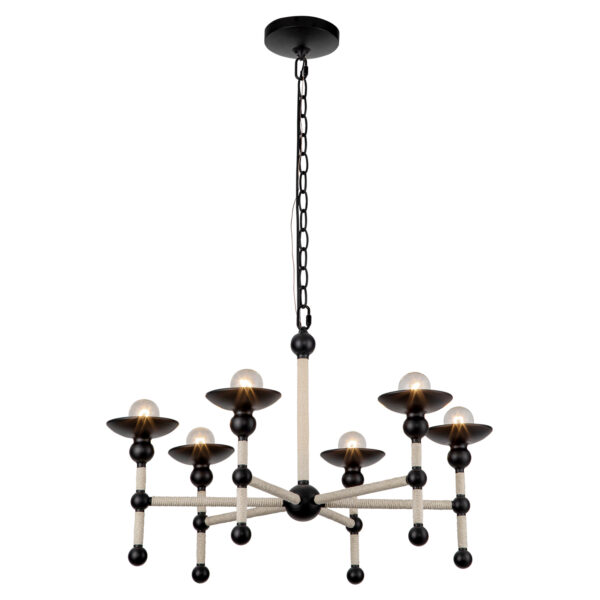 Alora Lighting Nadine Series CH343625MBCN Chandelier