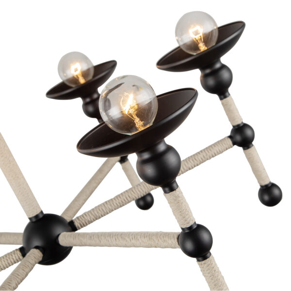 Alora Lighting Nadine Series CH343625MBCN Chandelier - Image 2