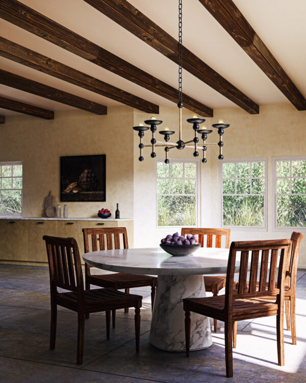 Alora Lighting Nadine Series CH343625MBCN Chandelier - Image 3