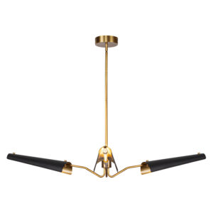 Alora Lighting Osorio Series CH347346MBVB LED Convertible Semi-Flush/Chandelier