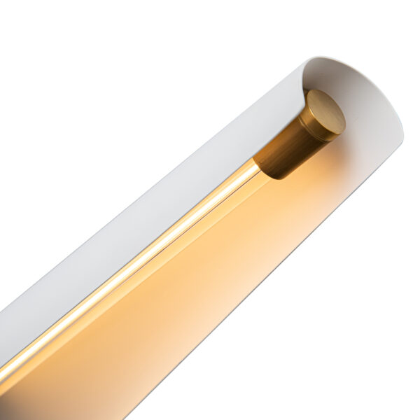 Alora Lighting Osorio Series CH347346MWVB LED Convertible Semi-Flush/Chandelier - Image 2