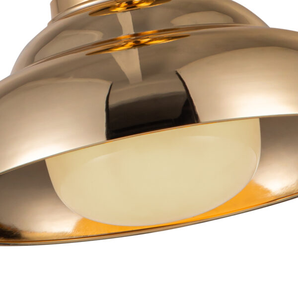 Alora Lighting Palmetto Series SF344012PBGO Semi-Flush - Image 2