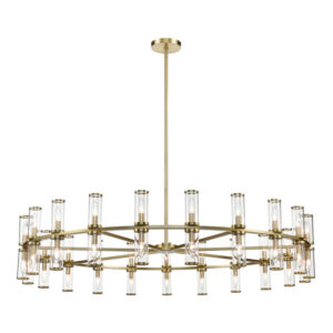 Alora Lighting Revolve Series CH309042NBCG Large Chandelier