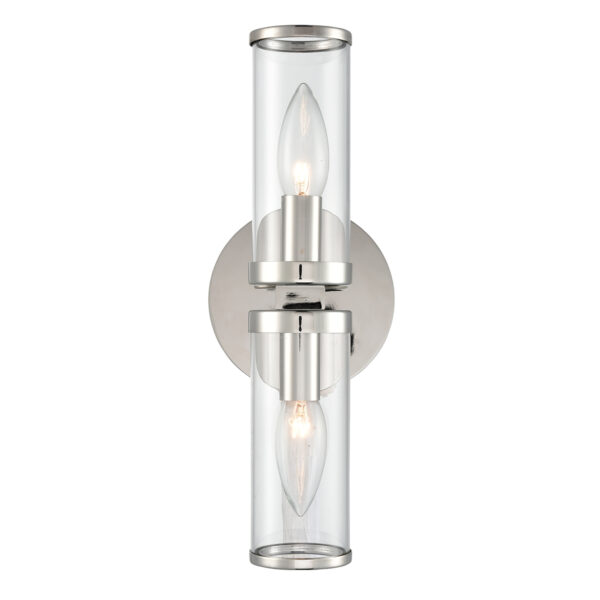 Alora Lighting Revolve Series WV309002PNCG ADA Compliant Wall/Bath Sconce