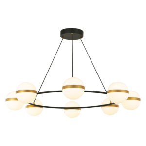 Alora Lighting Tagliato Series CH302008MBBG LED Chandelier