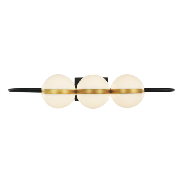 Alora Lighting Tagliato Series WV302003MBBG LED Wall/Bath Sconce