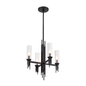 Alora Lighting Torres Series CH335418MBCR Mini-Chandelier