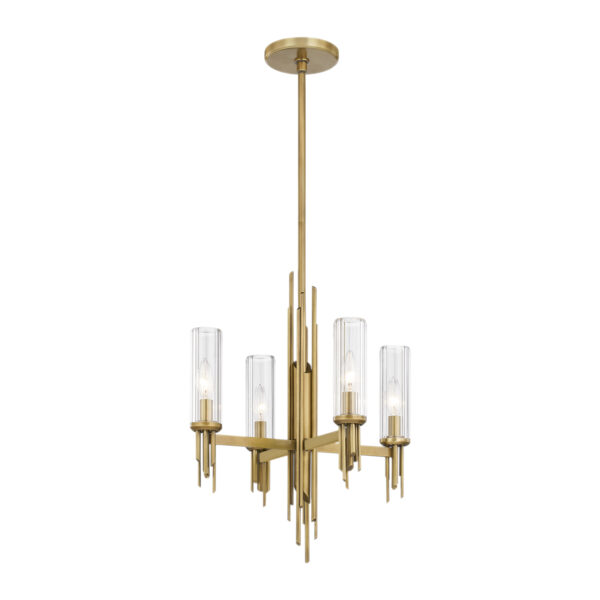 Alora Lighting Torres Series CH335418VBCR Mini-Chandelier