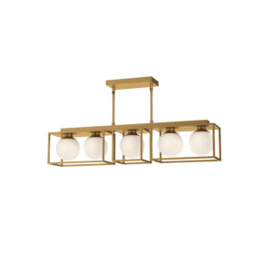 Alora Mood Lighting Amelia Series LP519535AGOP Linear Pendant