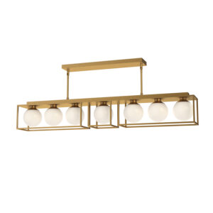 Alora Mood Lighting Amelia Series LP519748AGOP Linear Pendant