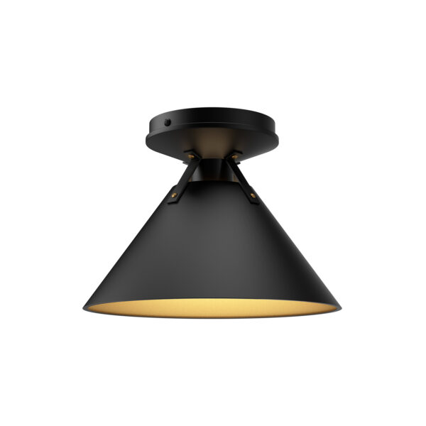 Alora Mood Lighting Archer Series FM584807MB Semi-Flush