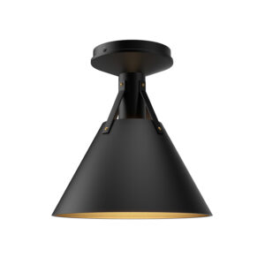 Alora Mood Lighting Archer Series FM584811MB Semi-Flush