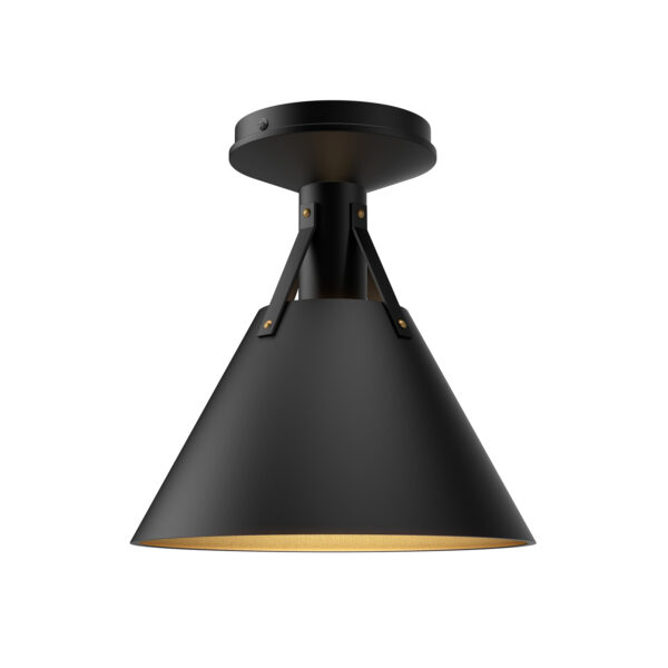 Alora Mood Lighting Archer Series FM584811MB Semi-Flush