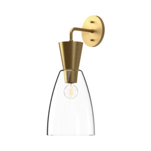 Alora Mood Lighting Arlo Series WV534007BGCL Wall Sconce