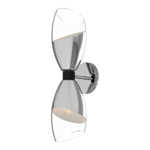 Alora Mood Lighting Capri Series WV587224CHCL Wall Sconce