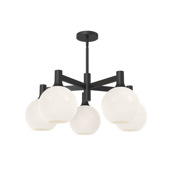 Alora Mood Lighting Castilla Series CH506129MBOP Convertable Semi-Flush/Chandelier