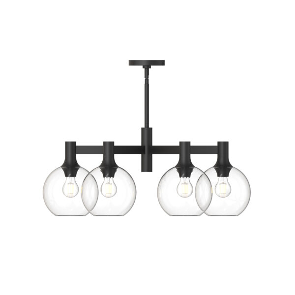 Alora Mood Lighting Castilla Series CH506230MBCL Convertable Semi-Flush/Chandelier - Image 2