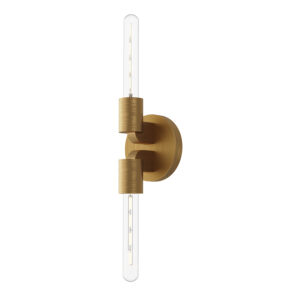 Alora Mood Lighting Claire Series WV607202AG Wall/Bath Sconce