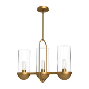 Alora Mood Lighting Cyrus Series LP539024AGCL Linear Pendant/Chandelier