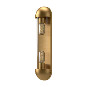 Alora Mood Lighting Cyrus Series VL539221AGCL ADA Compliant Wall/Bath Sconce