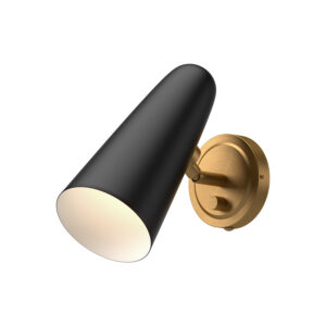 Alora Mood Lighting Daniel Series WV578805MBAG Adjustable Wall Sconce