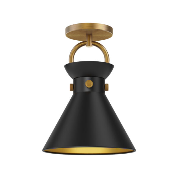 Alora Mood Lighting Emerson Series SF412009AGMB Semi-Flush