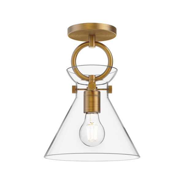 Alora Mood Lighting Emerson Series SF412509AGCL Semi-Flush