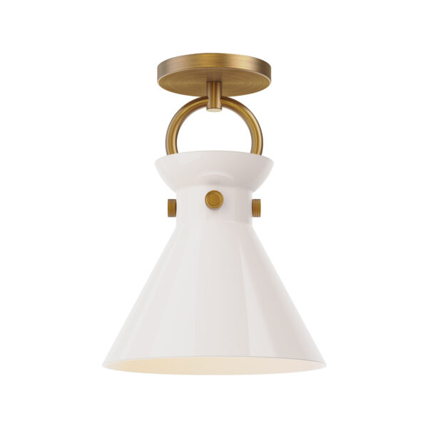 Alora Mood Lighting Emerson Series SF412509AGGO Semi-Flush