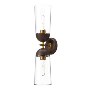 Alora Mood Lighting Emil Series WV542226AGWT Wall/Bath Sconce