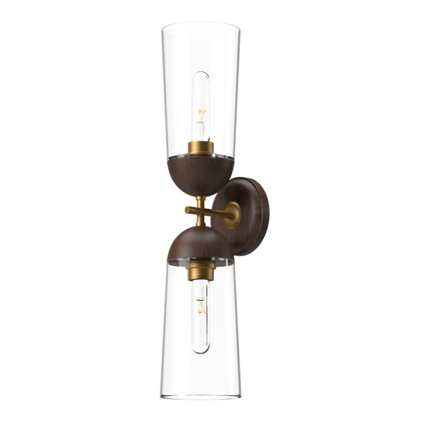 Alora Mood Lighting Emil Series WV542226AGWT Wall/Bath Sconce