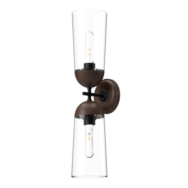 Alora Mood Lighting Emil Series WV542226MBWT Wall/Bath Sconce