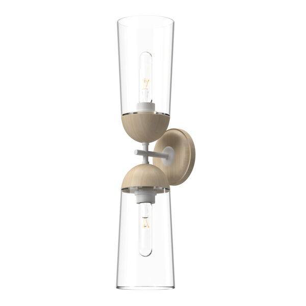 Alora Mood Lighting Emil Series WV542226WHWK Wall/Bath Sconce